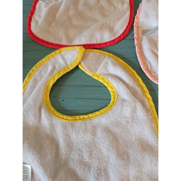 Sesame Street Terry Bibs - Baby Elmo, Big Bird Loop Closure 7.5 W × 9 L, Infant - Picture 10 of 13